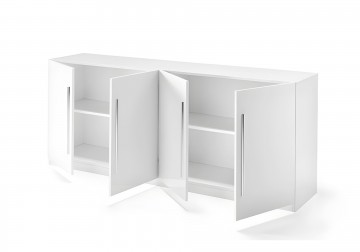 Woonkamer granada 1 hoogglans wit marmer beton 6