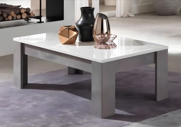 Woonkamer granada 2 hoogglans wit marmer beton 4