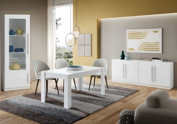 Woonkamer set 1 granada hoogglans wit 1