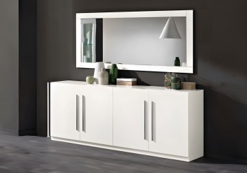 Woonkamer set 1 granada hoogglans wit 4