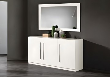 Woonkamer set 1 granada hoogglans wit 5