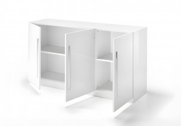 Woonkamer set 1 granada hoogglans wit 6