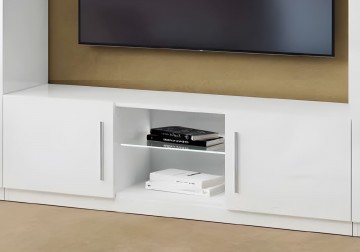 Woonkamer set 2 granada hoogglans wit 2