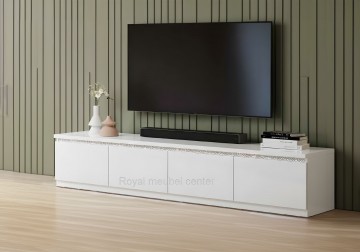 Woonkamer set 4 forever chrome hoogglans wit 3