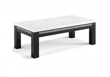 Woonkamer set 4 forever chrome hoogglans zwart wit 4