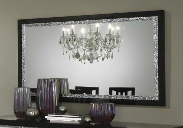 Woonkamer set 4 forever chrome hoogglans zwart wit 6