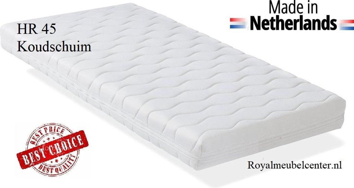 Babymatras 60x120x14 Koudschuim HR - - Royal Boxspring Swiss Bedden