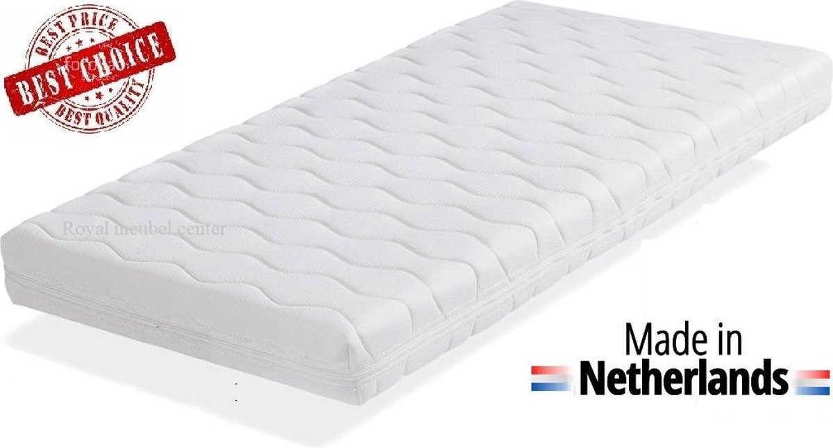 Kinder-Peutermatrassen - cm Comfort schuim - Kinder Peutermatrassen - Royal Boxspring Swiss Bedden